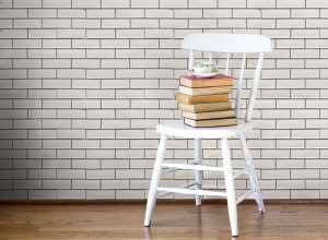 Beyaz Bevelled Brick Porselen Fayans