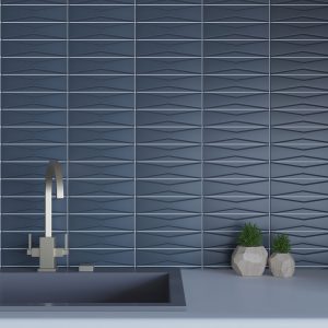 Duman Mavisi Bow Tie Porselen Fayans